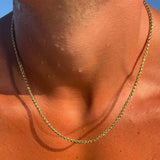 WHEAT CHAIN 3MM | 18K Gold