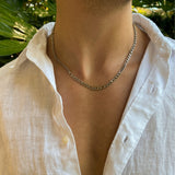 FIGARO CHAIN 5MM | Silver