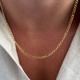 FIGARO CHAIN 3MM | 18K Gold