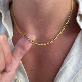 FIGARO CHAIN 3MM | 18K Gold
