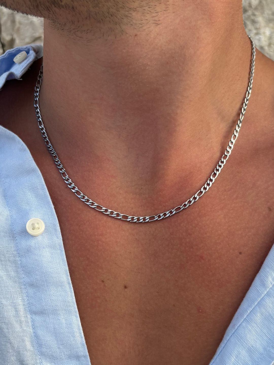 FIGARO CHAIN 3MM | Silver