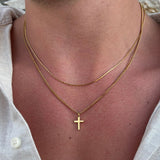 CROSS CHAIN | 18K Gold