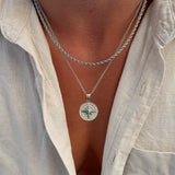 COMPASS CHAIN | Silver