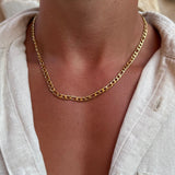 FIGARO CHAIN 5MM | 18K Gold