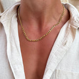 FIGARO CHAIN 5MM | 18K Gold