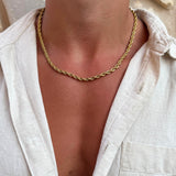 ROPE CHAIN 5MM | 18K Gold