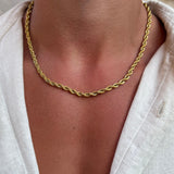 ROPE CHAIN 5MM | 18K Gold