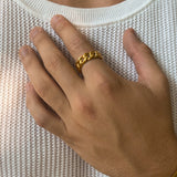 CUBAN RING | 18K Gold