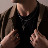 CRUCIFIX CHAIN | Silver