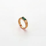 GREEN COMO RING | 18K Gold