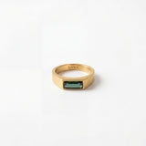 GREEN COMO RING | 18K Gold