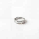 WHITE COMO RING | Silver