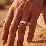 WHITE COMO RING | 18K Gold