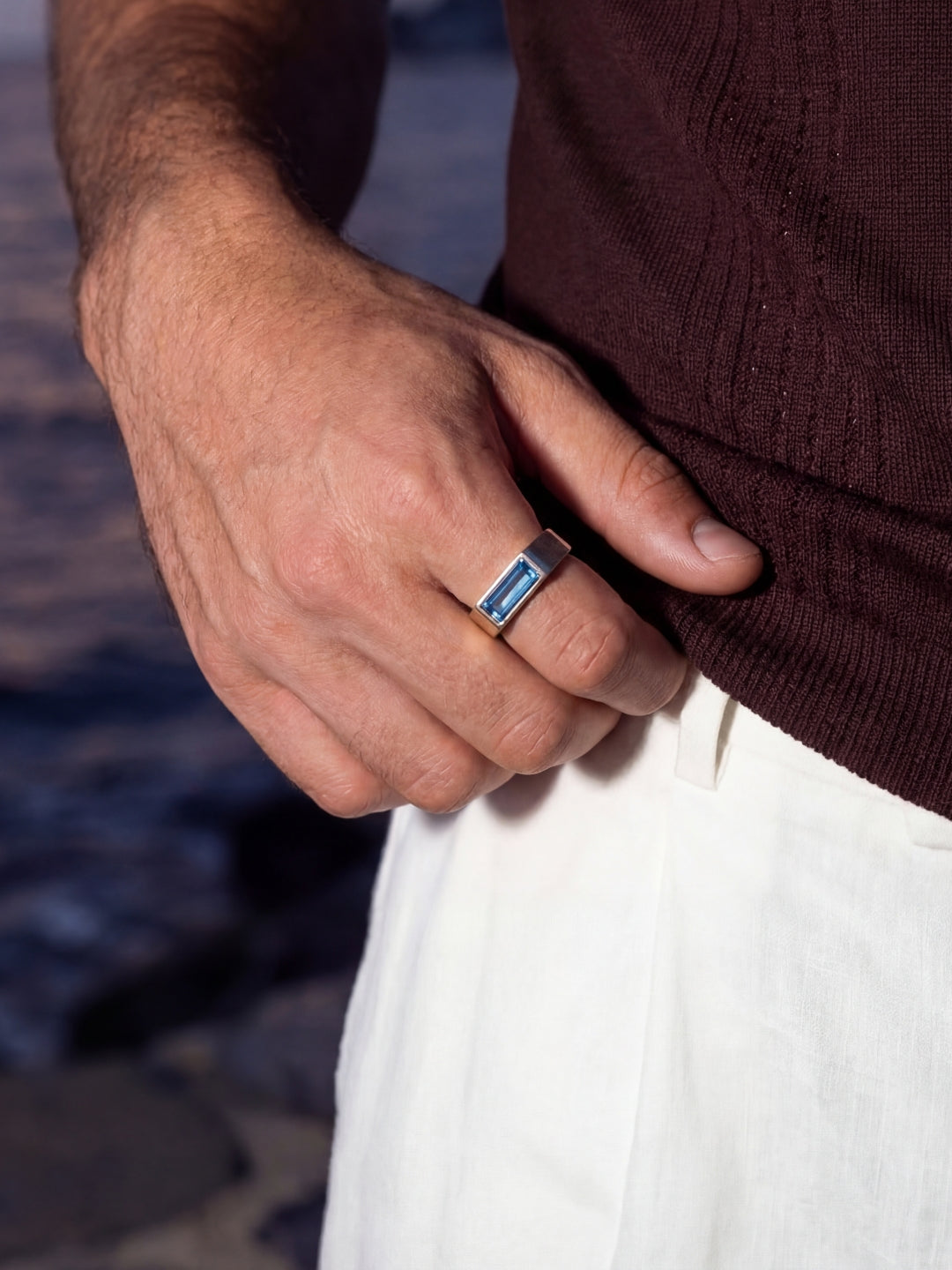 OCEAN COMO RING | Silver