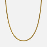 WHEAT CHAIN 3MM | 18K Gold