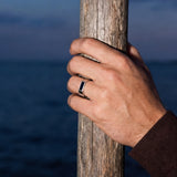 MIDNIGHT COMO RING | Silver