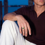 GREEN COMO RING | 18K Gold