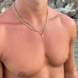 CROSS CHAIN | 18K Gold