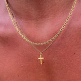 CROSS CHAIN | 18K Gold