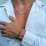 CUBAN CHAIN 5MM | Silver