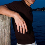 MIDNIGHT COMO RING | Silver