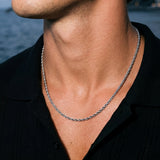 ROPE CHAIN 3MM | Silver