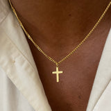 CROSS CHAIN | 18K Gold