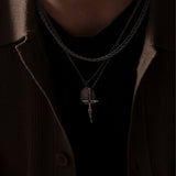 CRUCIFIX CHAIN | Silver